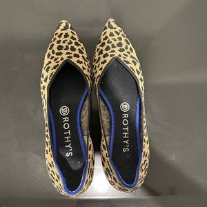 Rothys leopard print flats